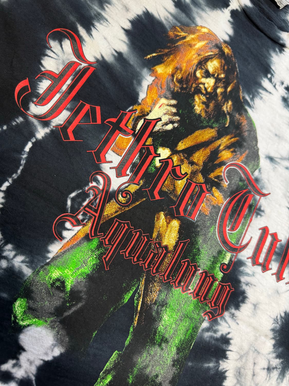 제쓰로 툴 타이다이 프린팅 락밴드 티셔츠 상품이미지3