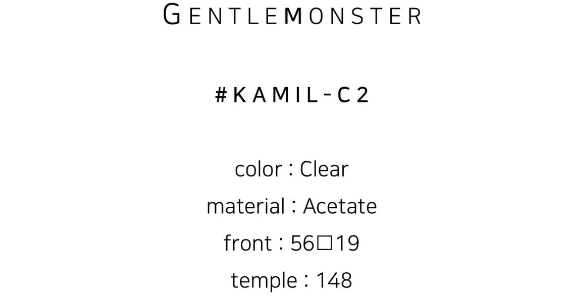 젠틀몬스터 카밀 팝니다. 상품이미지9