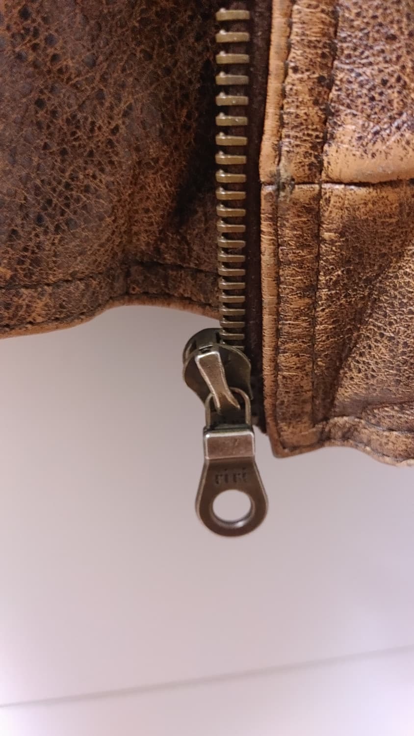 소가죽 빈티지 브라운 A2 자켓 M 상품이미지4