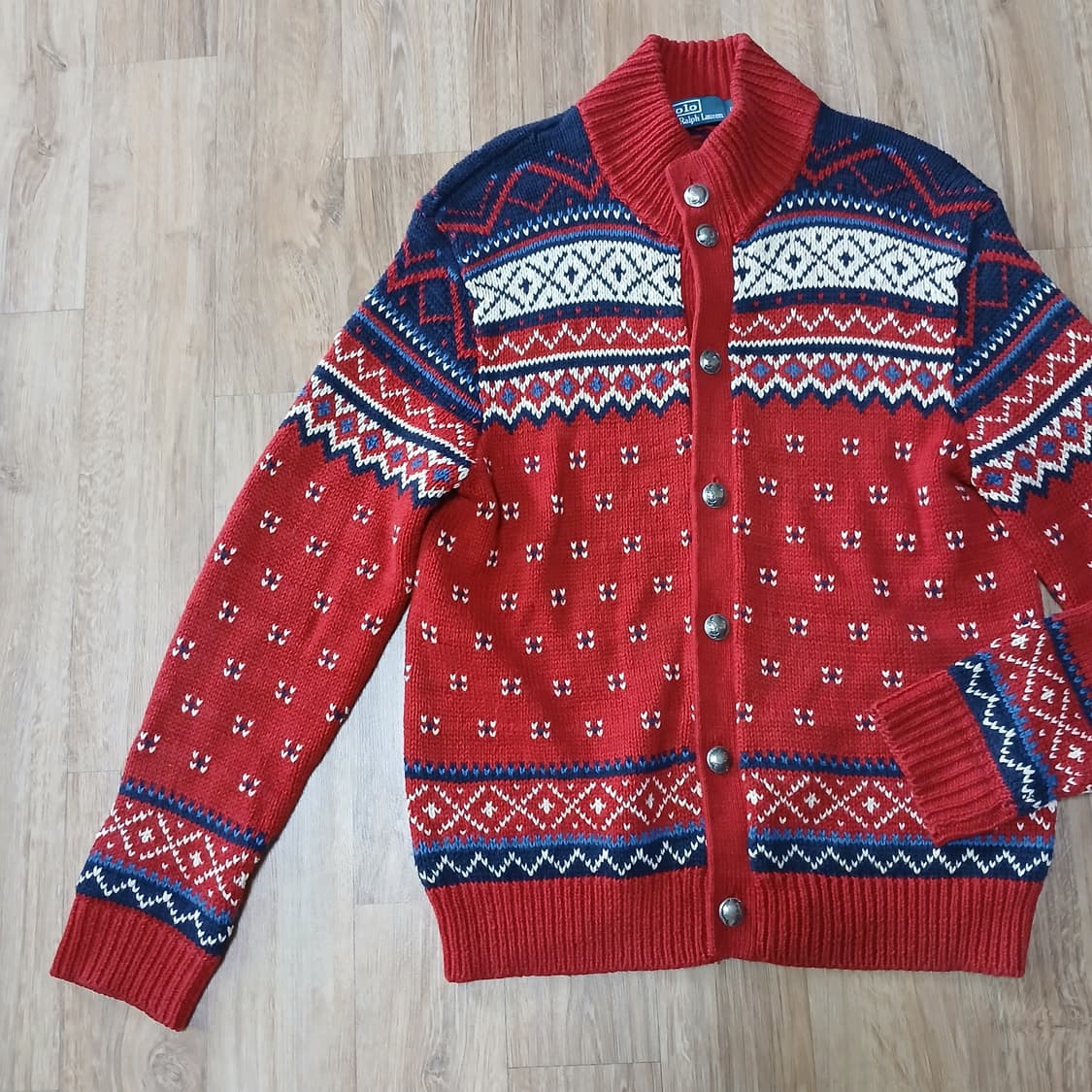 polo 폴로 랄프로렌 네이티브 콘초 버튼 니트 가디건 상품이미지3