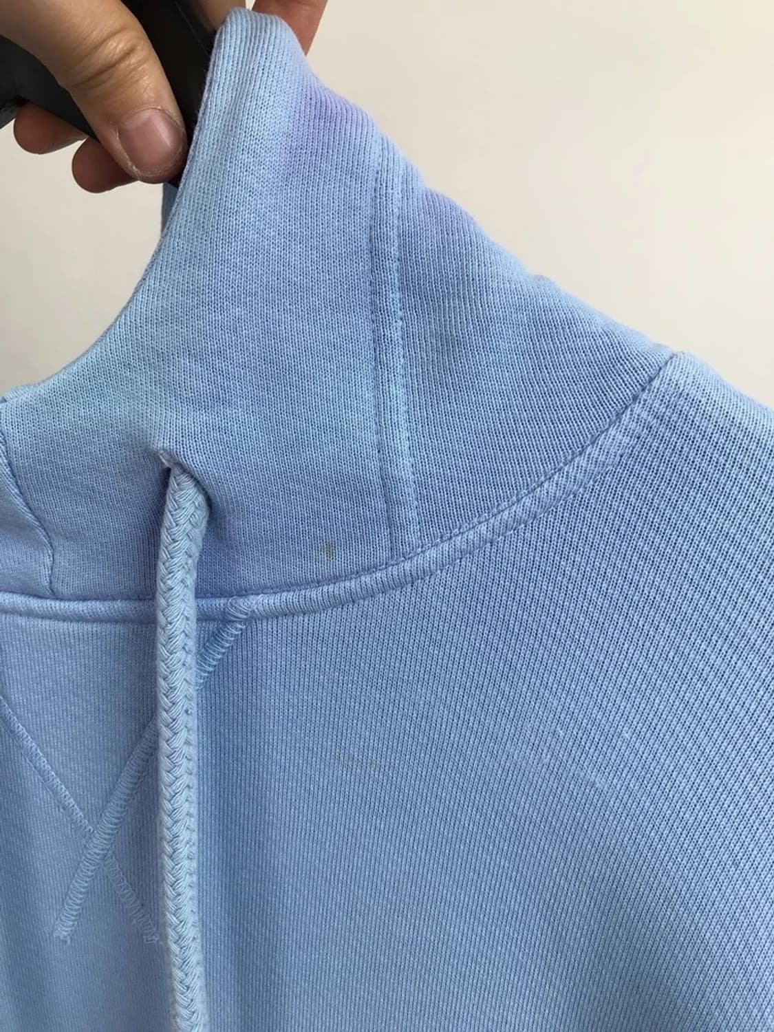 MAX&Co Back Logo Oversized Blue Hoodie 상품이미지7