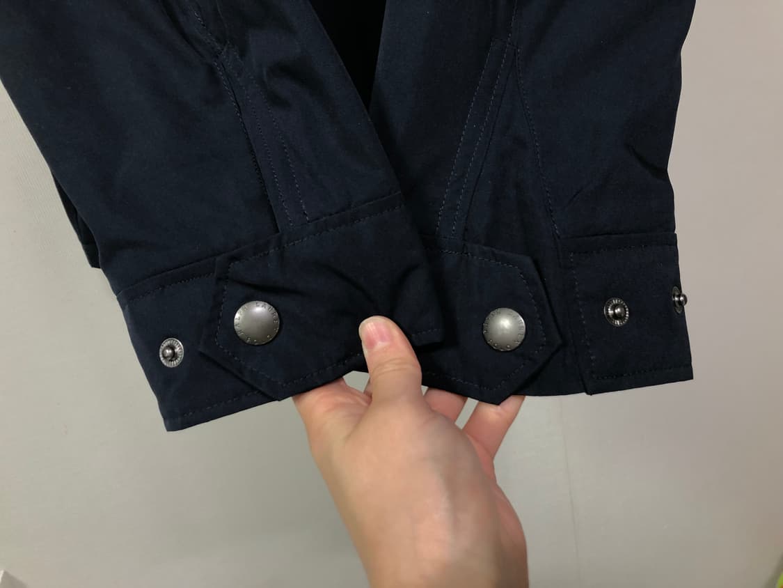 폴로 남성 퀼팅 플리스 안감 폴리쉘 블루종 바라쿠타 자켓 _ 네이비 상품이미지4