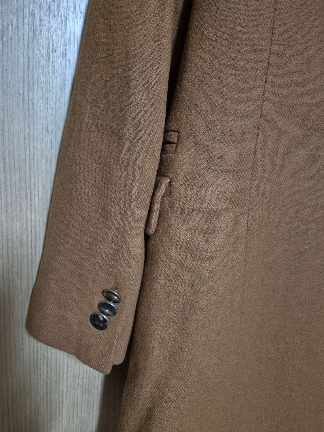질샌더 브라운 더블 버튼 코트 상품이미지5