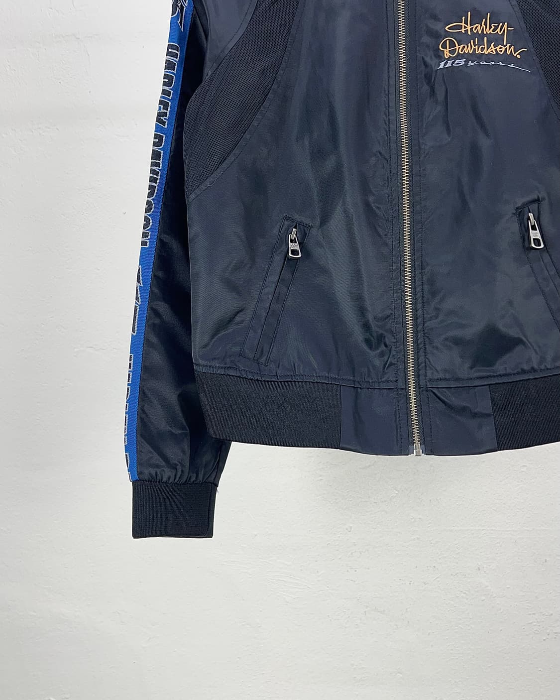 할리데이비슨 115th 유니버셜 나일론 봄버 레이싱 자켓 상품이미지4