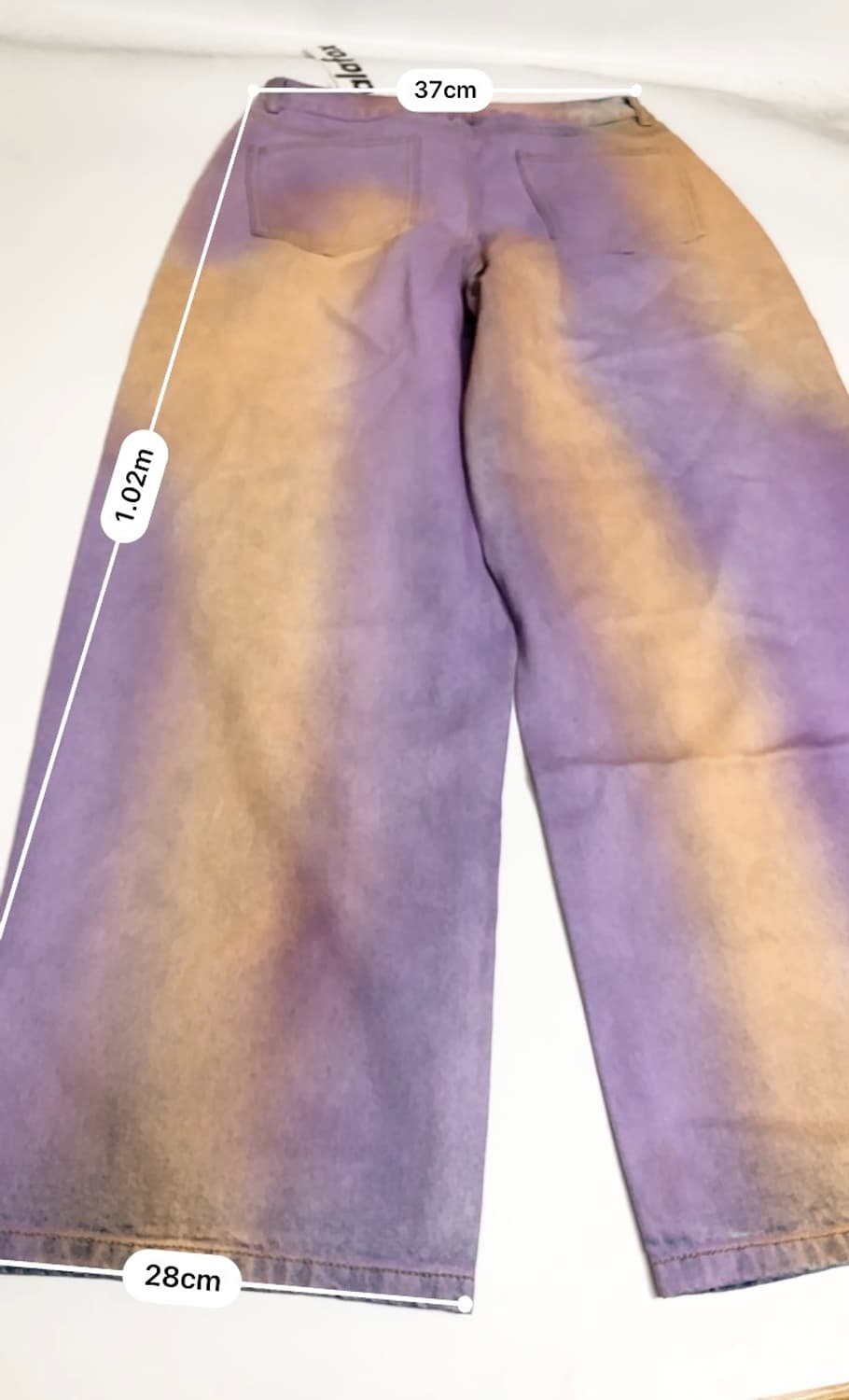 새상품) 라라폭스 그라데이션 데님팬츠 m 상품이미지7