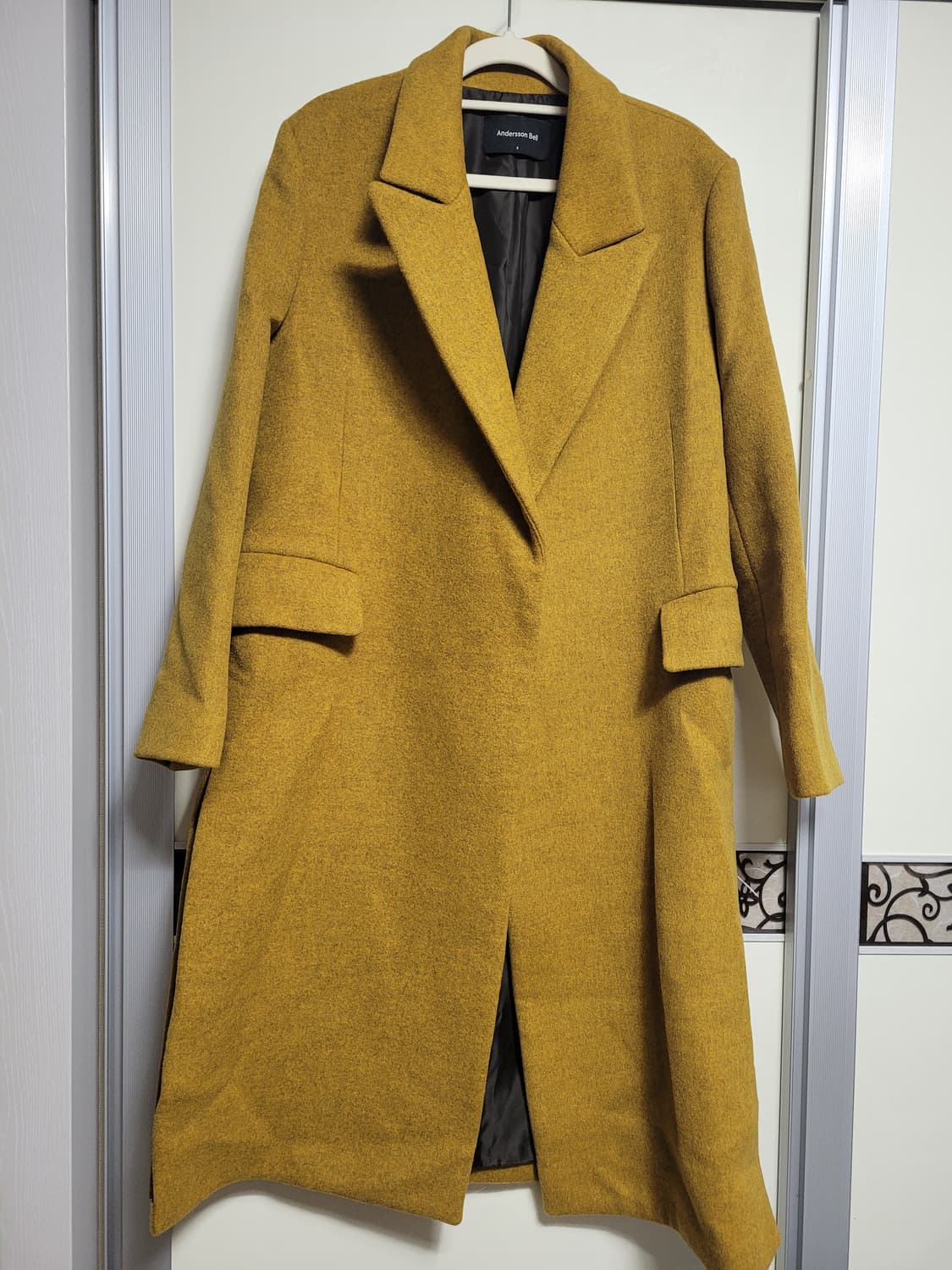 앤더슨벨 멜란지 알파카 맥시 코트 상품이미지2