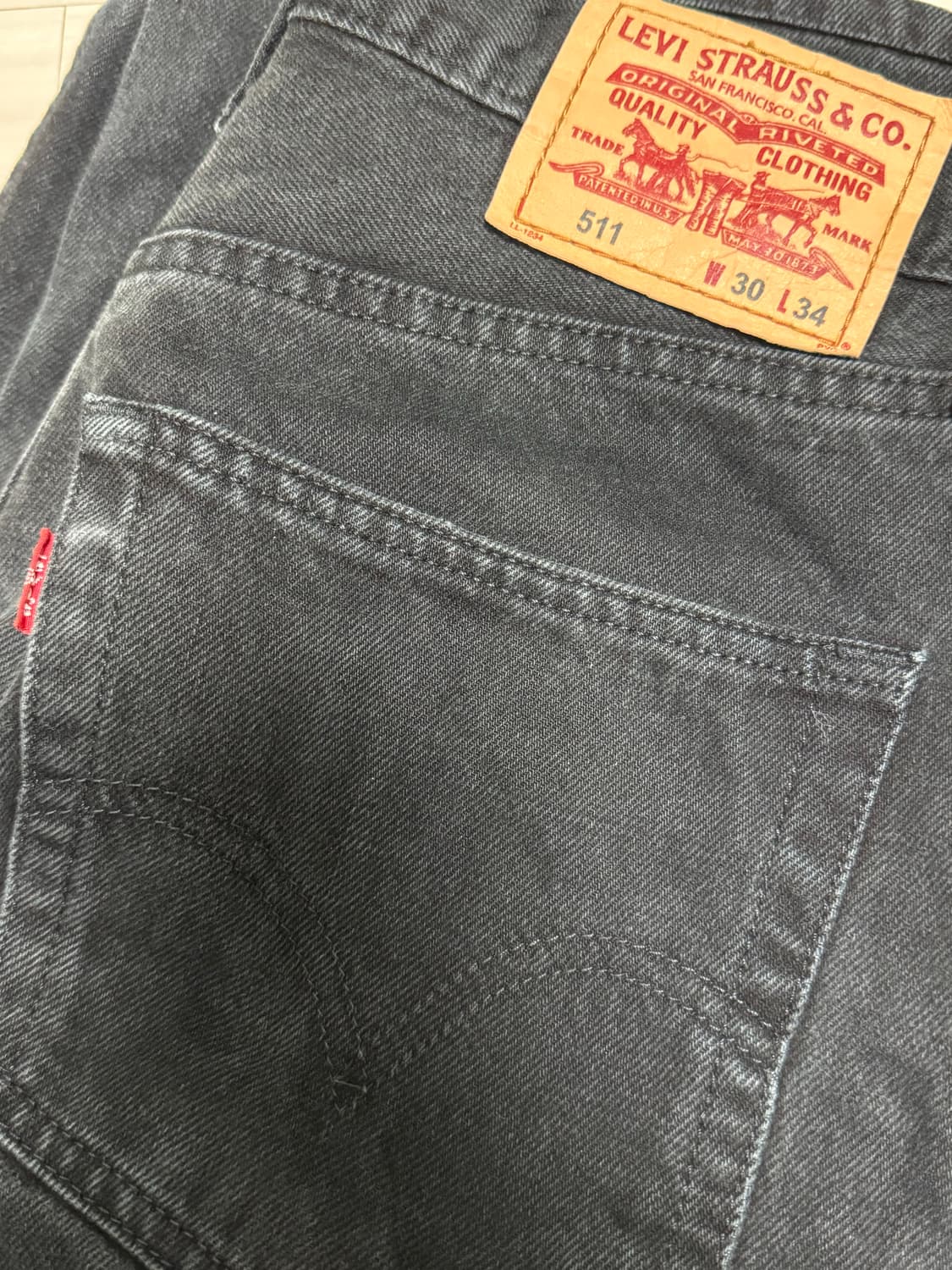 리바이스 511 블랙 30x34 상품이미지1
