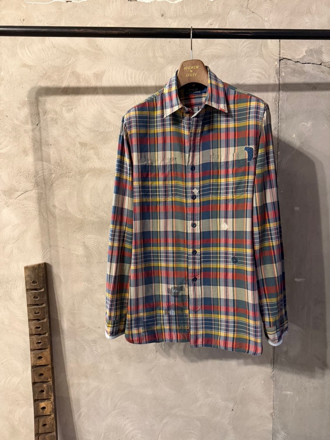 폴로 랄프로렌 마드라스 셔츠 100 상품이미지1