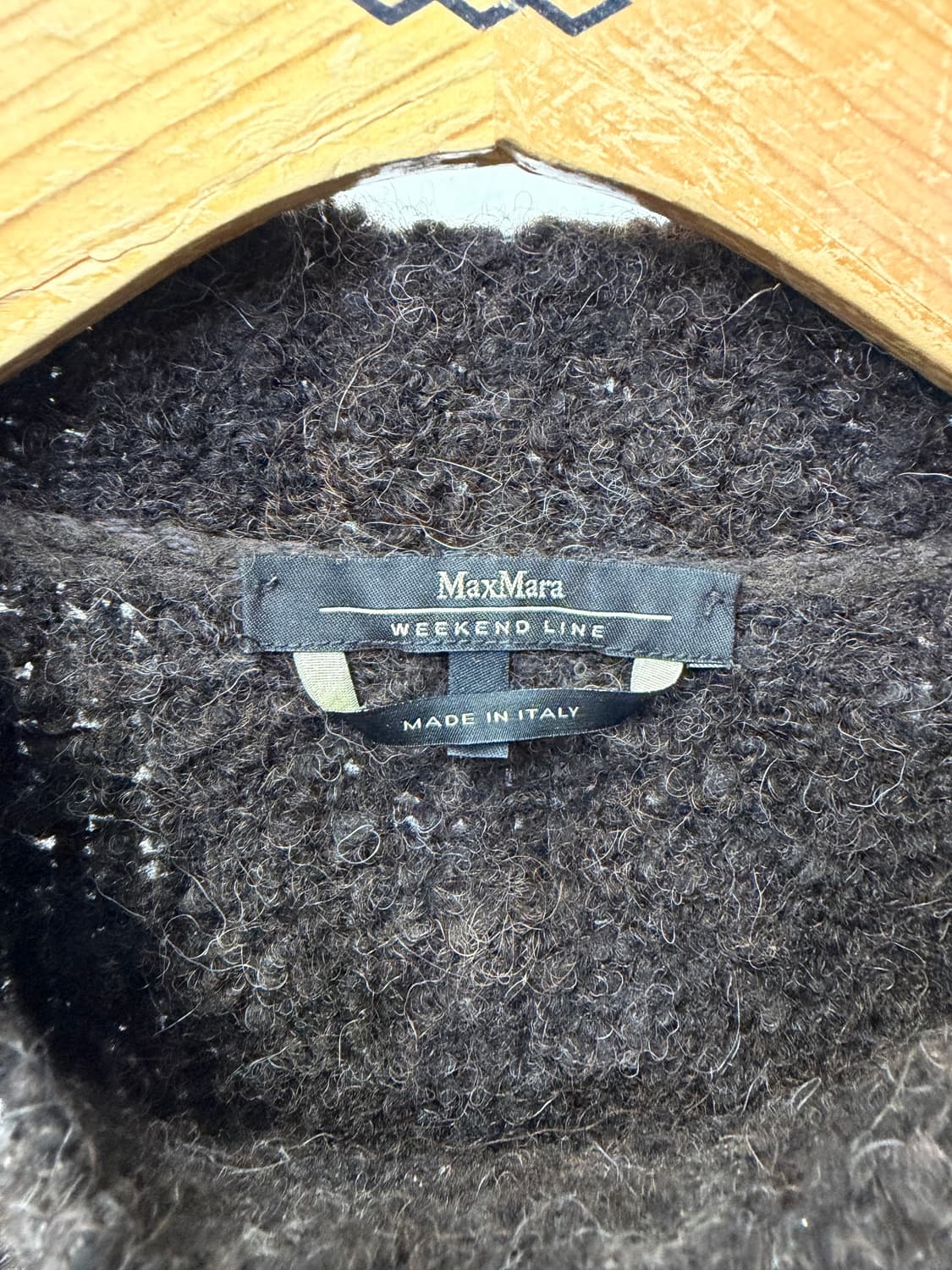 정품) 막스마라 니트 스웨터 브라운 S 상품이미지5