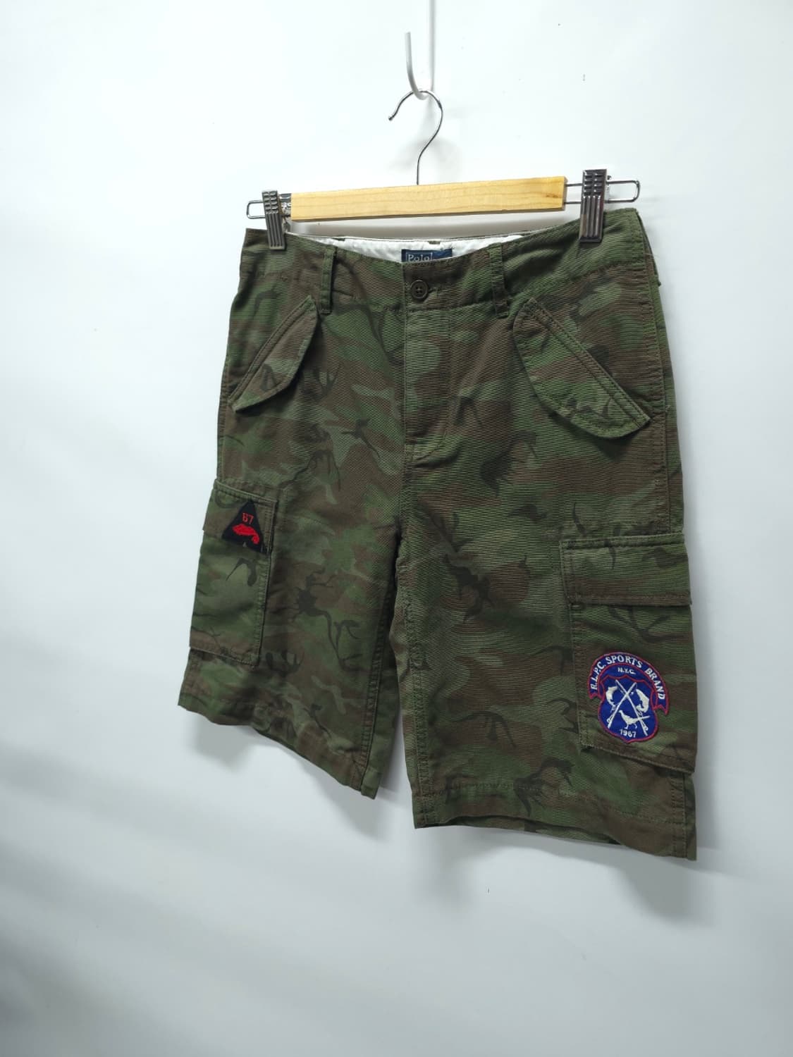폴로 랄프로렌 와펜 패치 카모 카고 반바지 (26사이즈) 상품이미지2