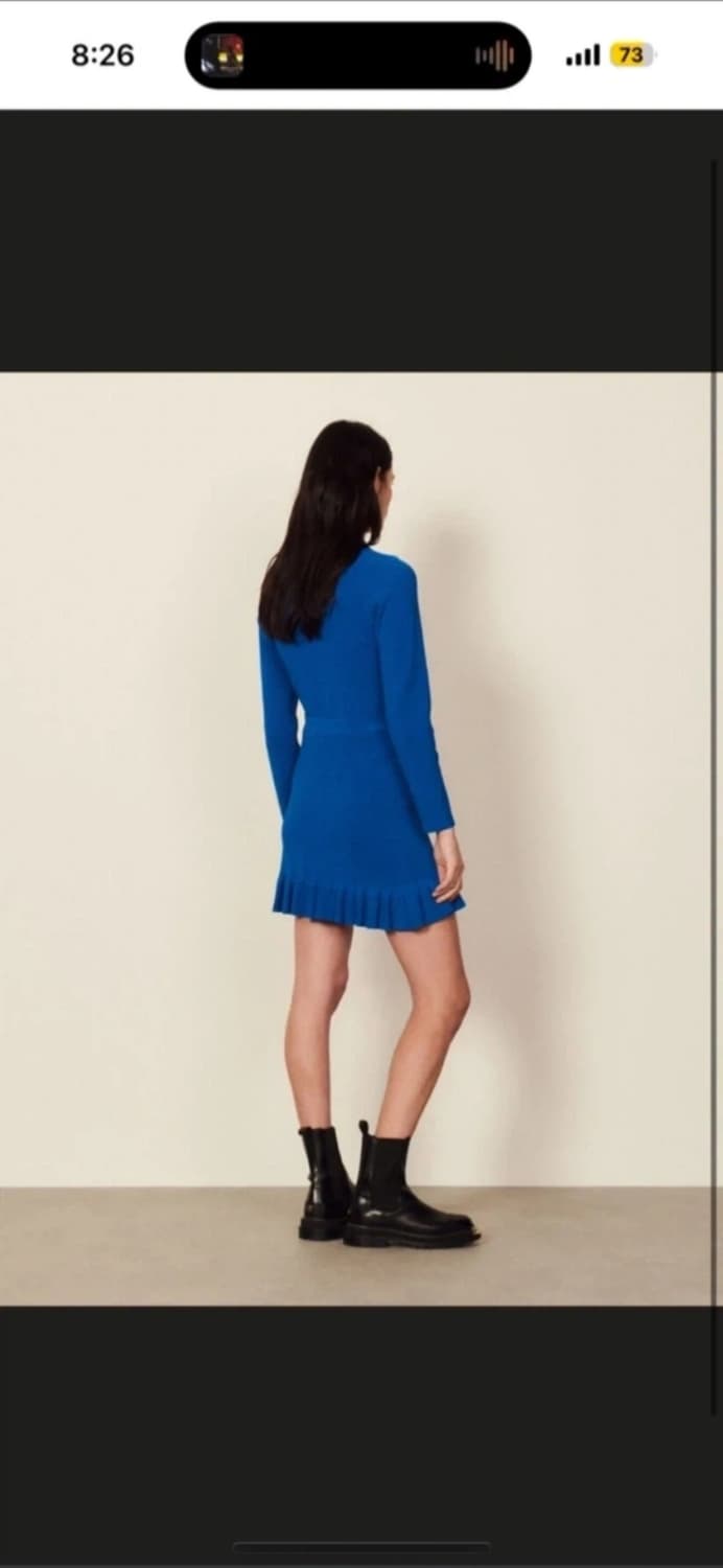 산드로 sandro 니트와플 셋업 새상품 1사이즈💙 아이유 착용 상품이미지2