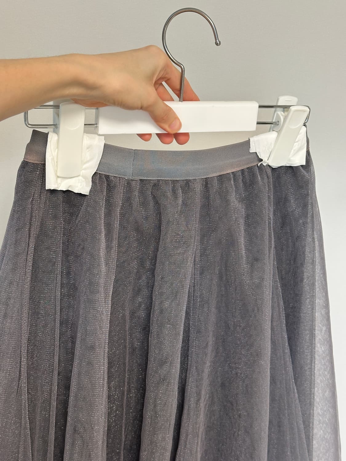 어라운드율 캐리 샤스커트 진그레이 xs 상품이미지4