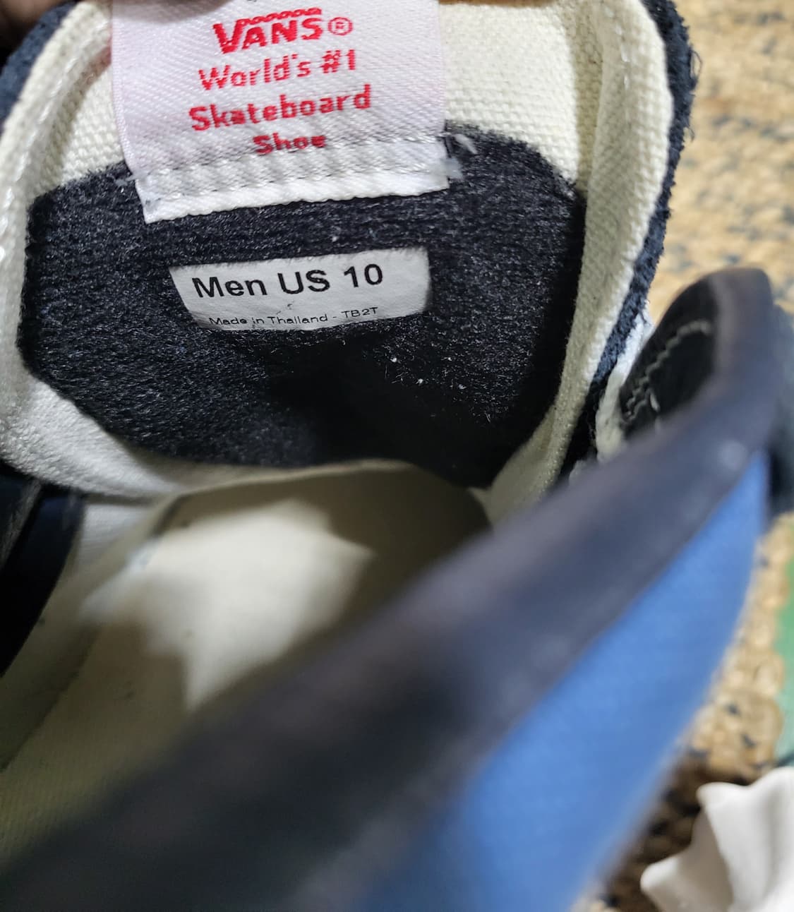 Vans 반스 스케이트 하이 신발 - 네이비/화이트 상품이미지9