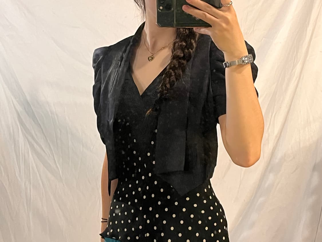 Maitresse puff shirring shoulder jacket 상품이미지5
