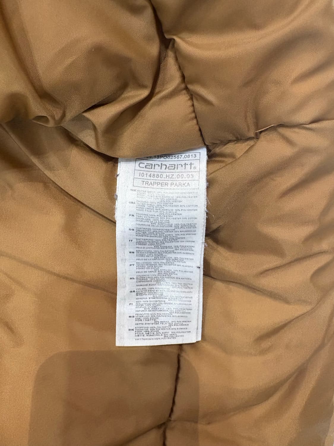 칼하트 트래퍼 파카 S 상품이미지3