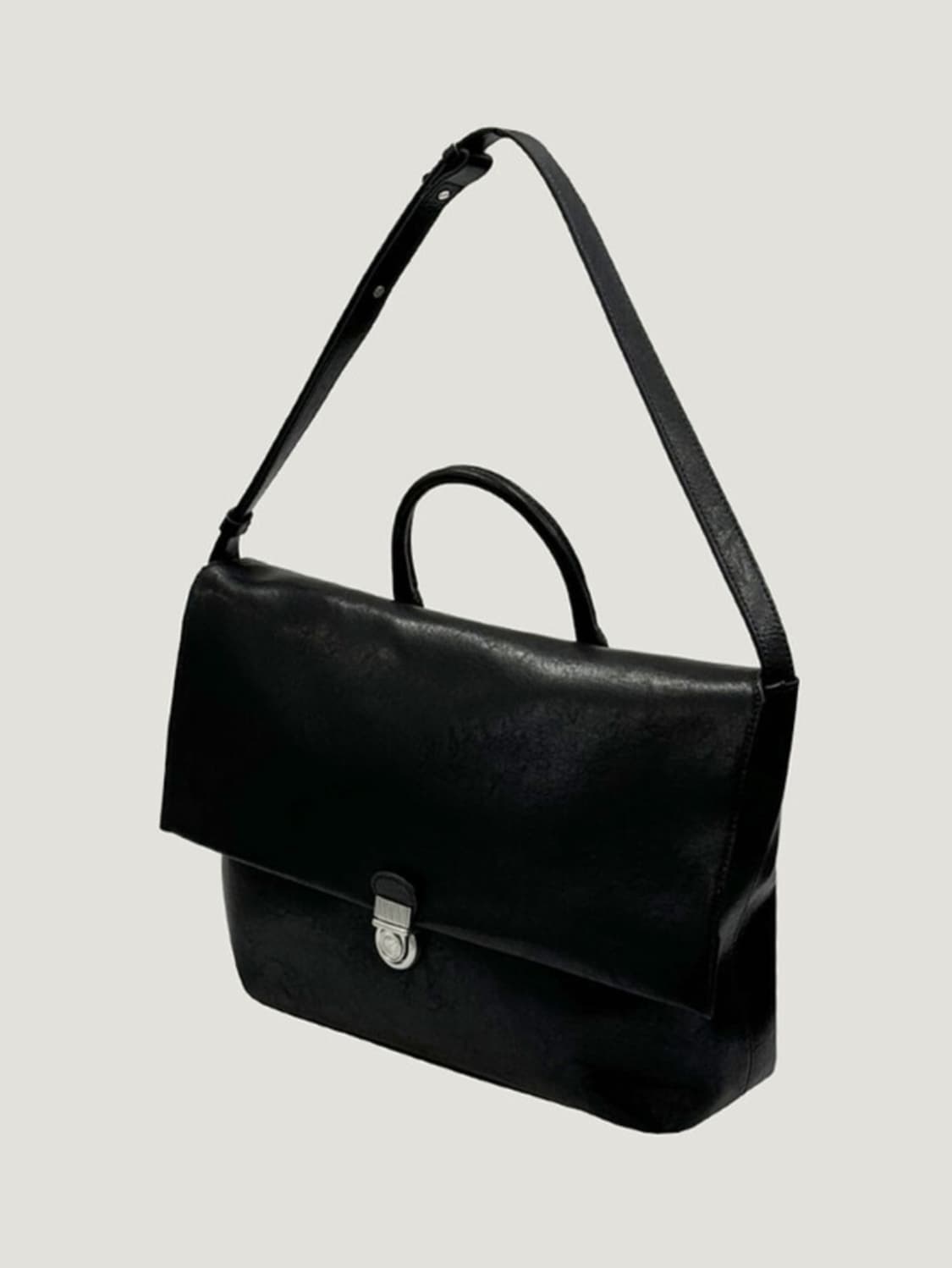 몽드몽드 SOFTMAIL BRIEFCASE BAG - BLACK판매합니다 상품이미지6