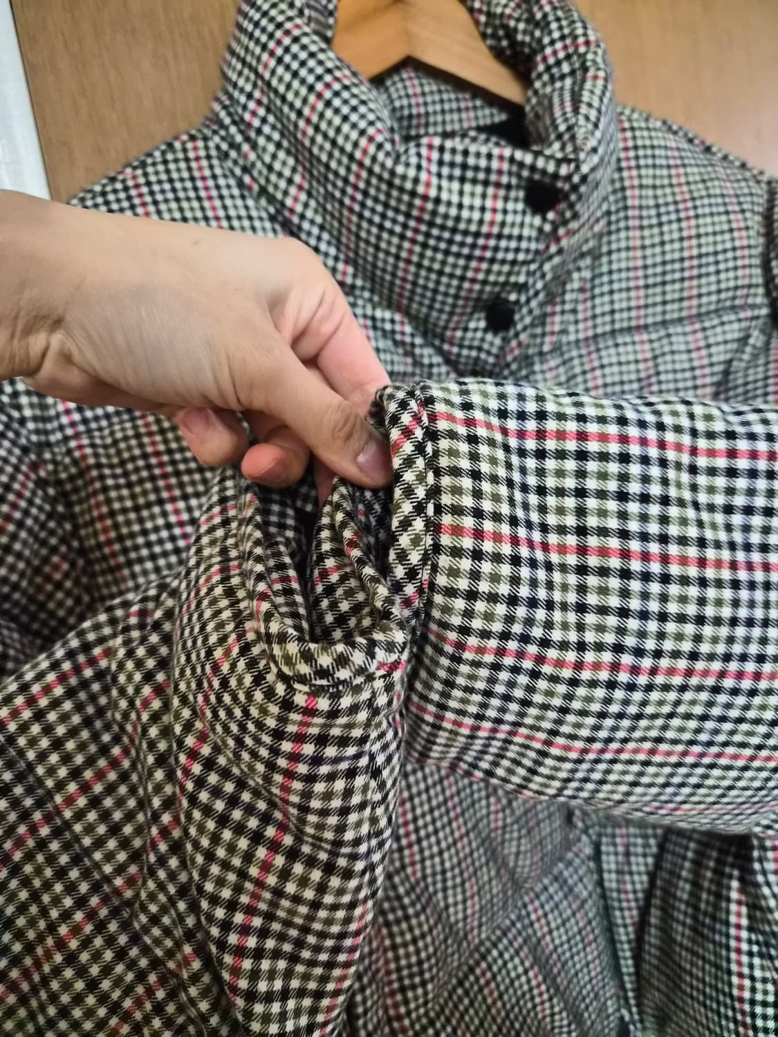 타미진스 체크푸퍼패딩 상품이미지5