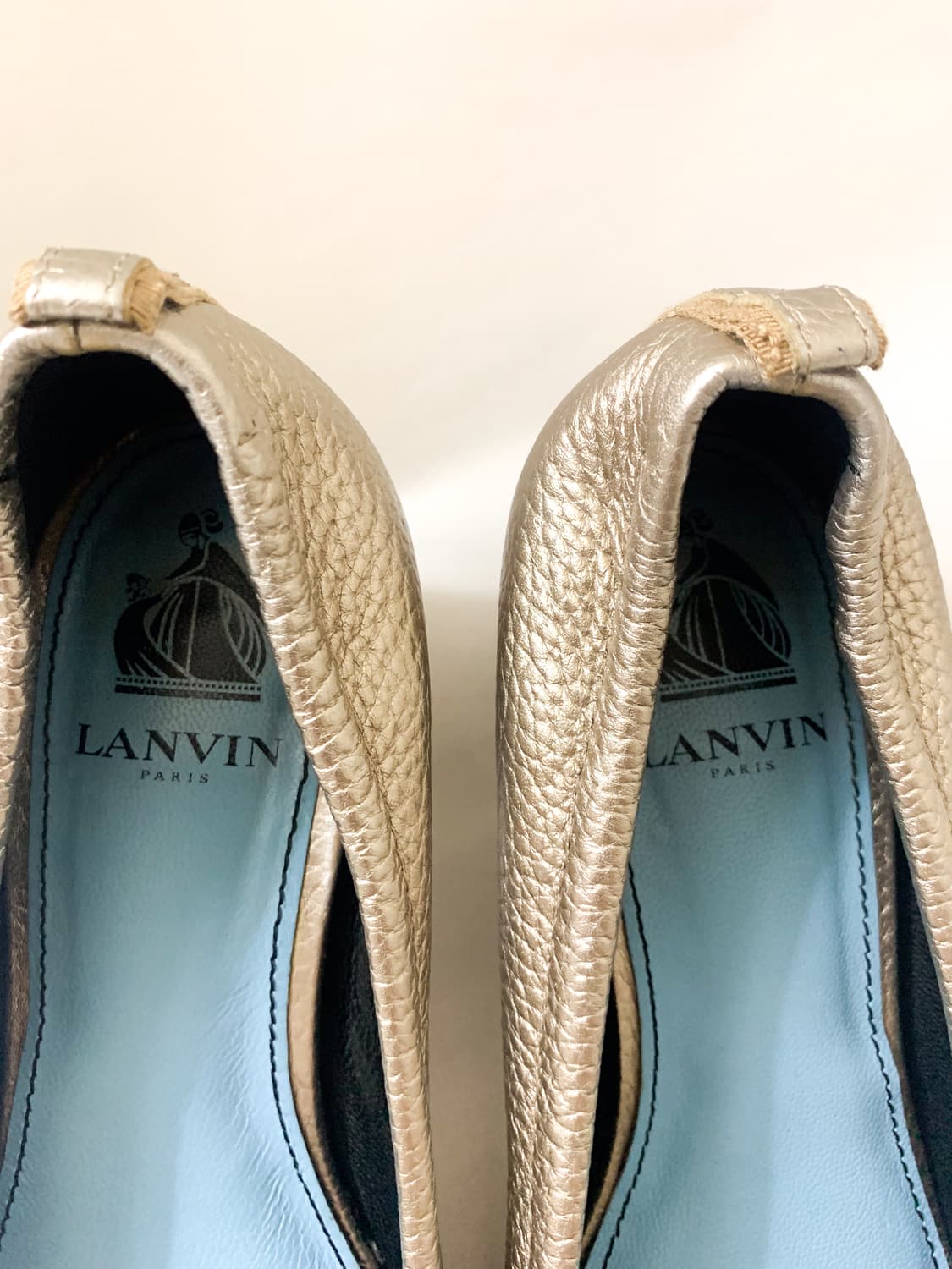 [EU37] 랑방 LANVIN Paris 실버 펌프스 상품이미지5