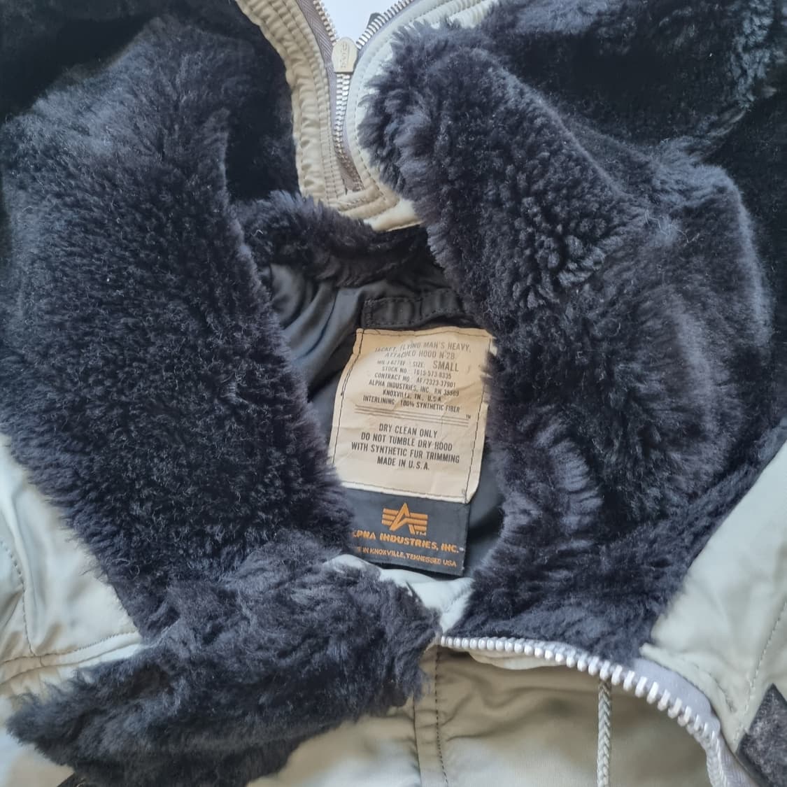 1980's 알파인더스트리 미제 군납 N2B 플라이트 자켓  상품이미지8