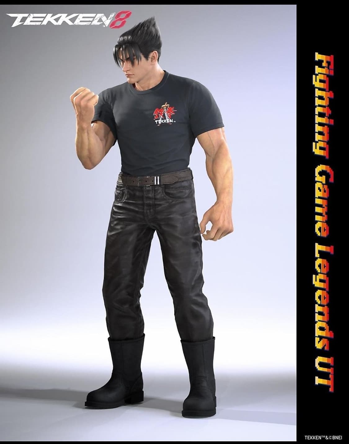 유니클로 철권 콜라보 반팔 티셔츠 XL 게임 애니 빈티지 상품이미지3