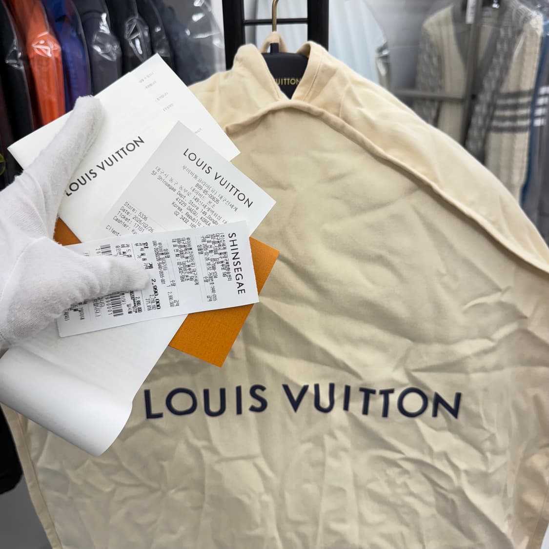 [XL] 루이비통 레더패치 플리스 블루종 상품이미지10