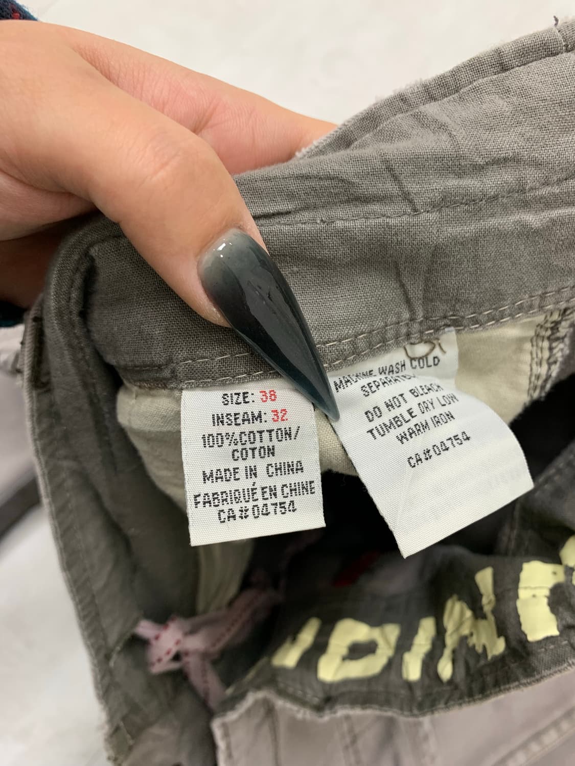 Onion bay 그레이 카고팬츠 #196 상품이미지5