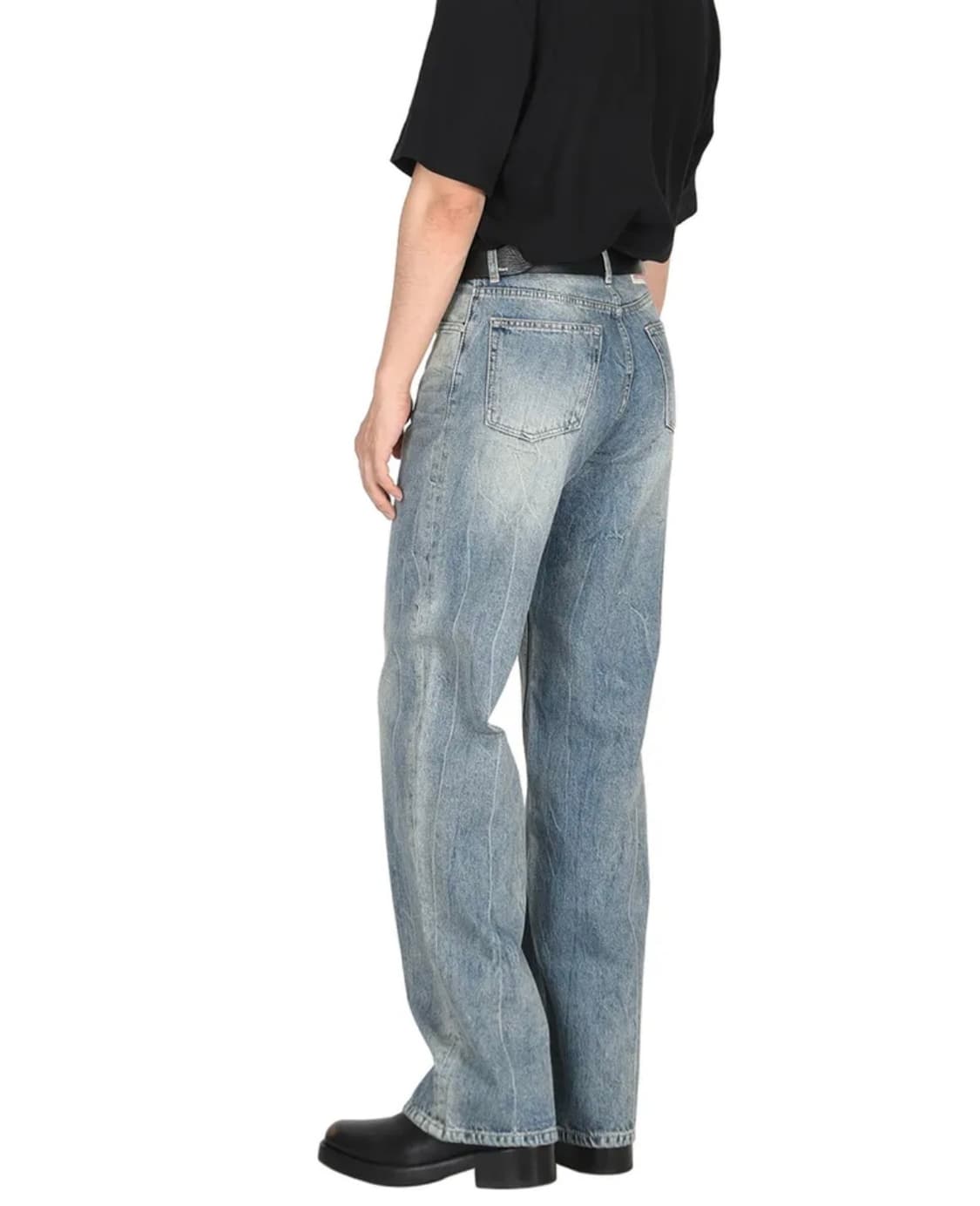 모드나인 와이드핏 데님팬츠 M사이즈 상품이미지3