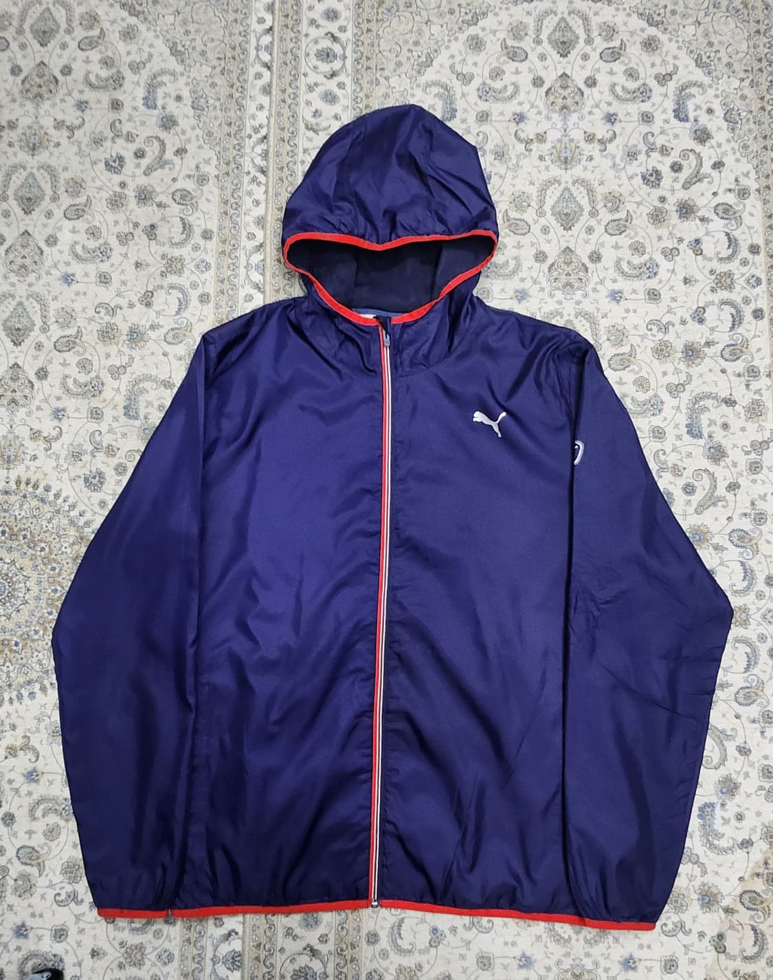 puma 네이비 후드 바람막이 L 상품이미지1