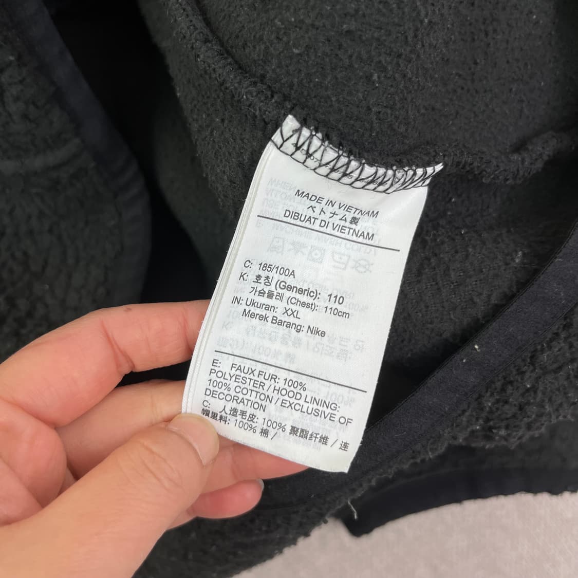 105 나이키 신형 양털 플리스 후드티 상품이미지7