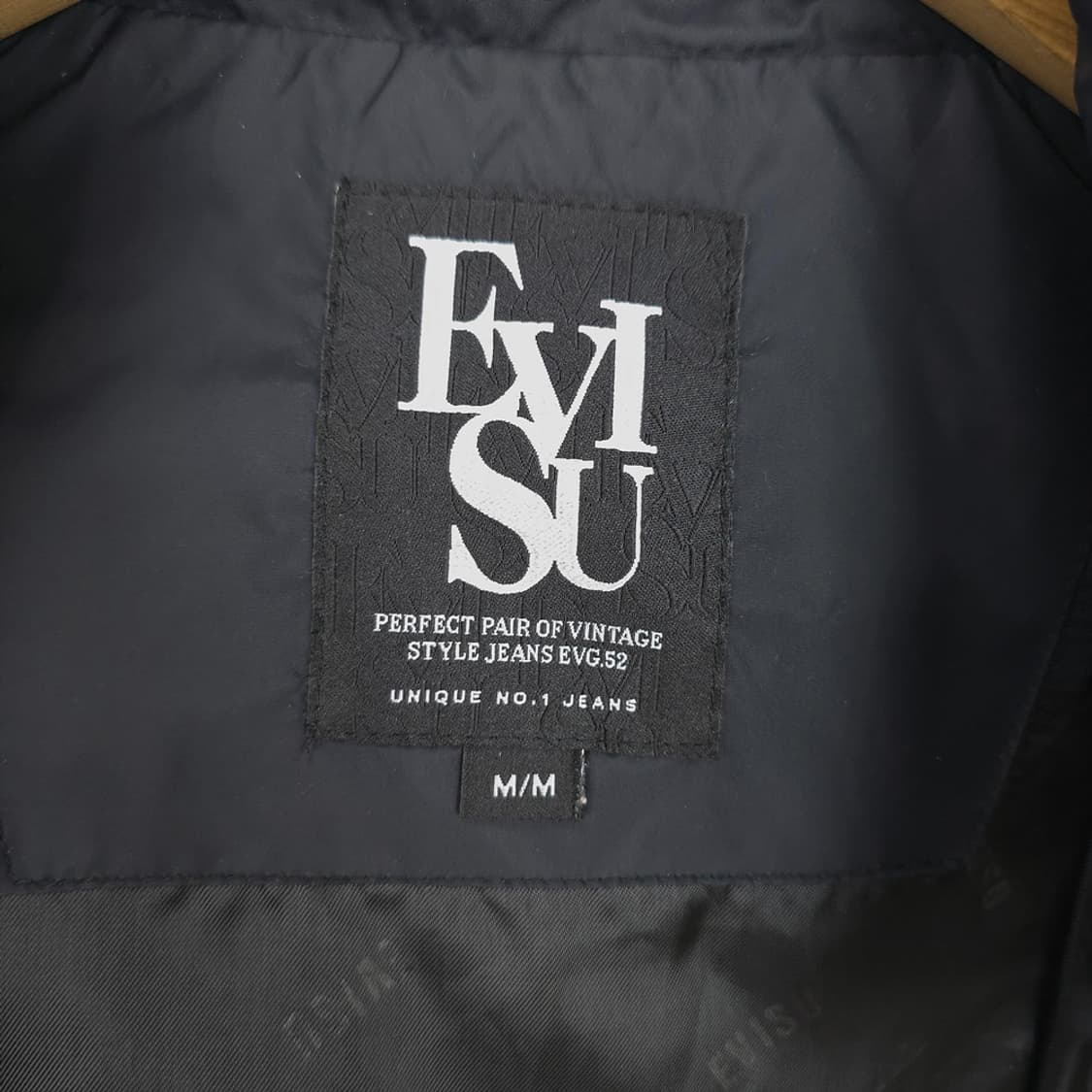 에비수 EVISU 후드 포켓 집업 블랙 M 상품이미지8