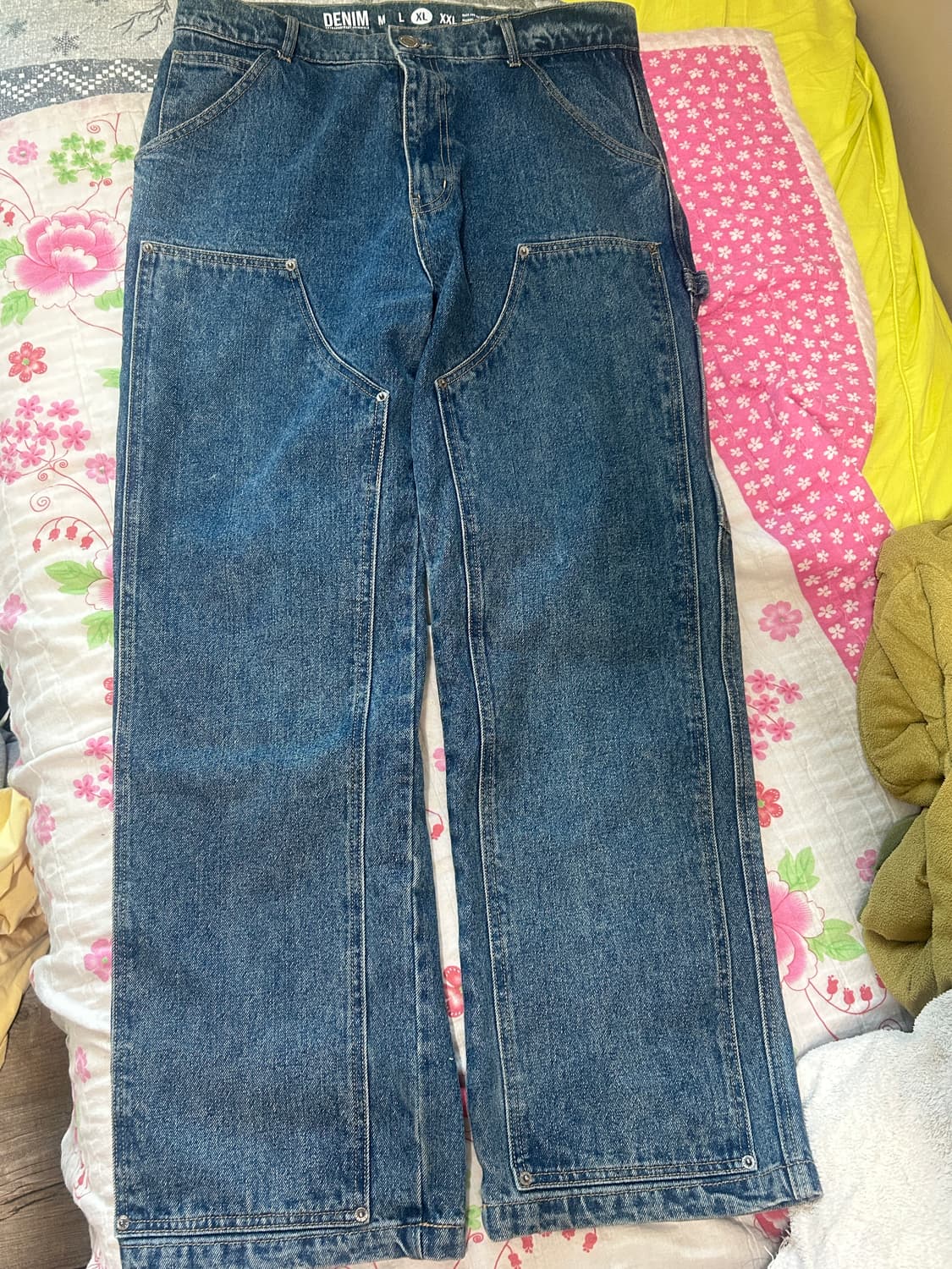 엑스트라오디너리 더블니 데님 인디고 xl 상품이미지2