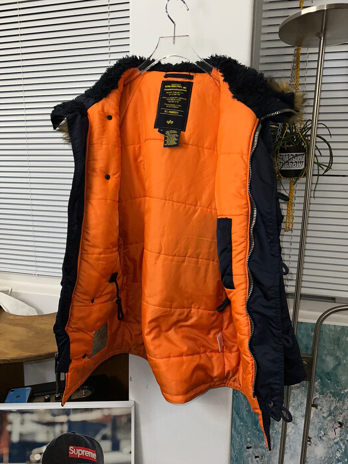 알파 n3b 네이비 패딩 상품이미지8