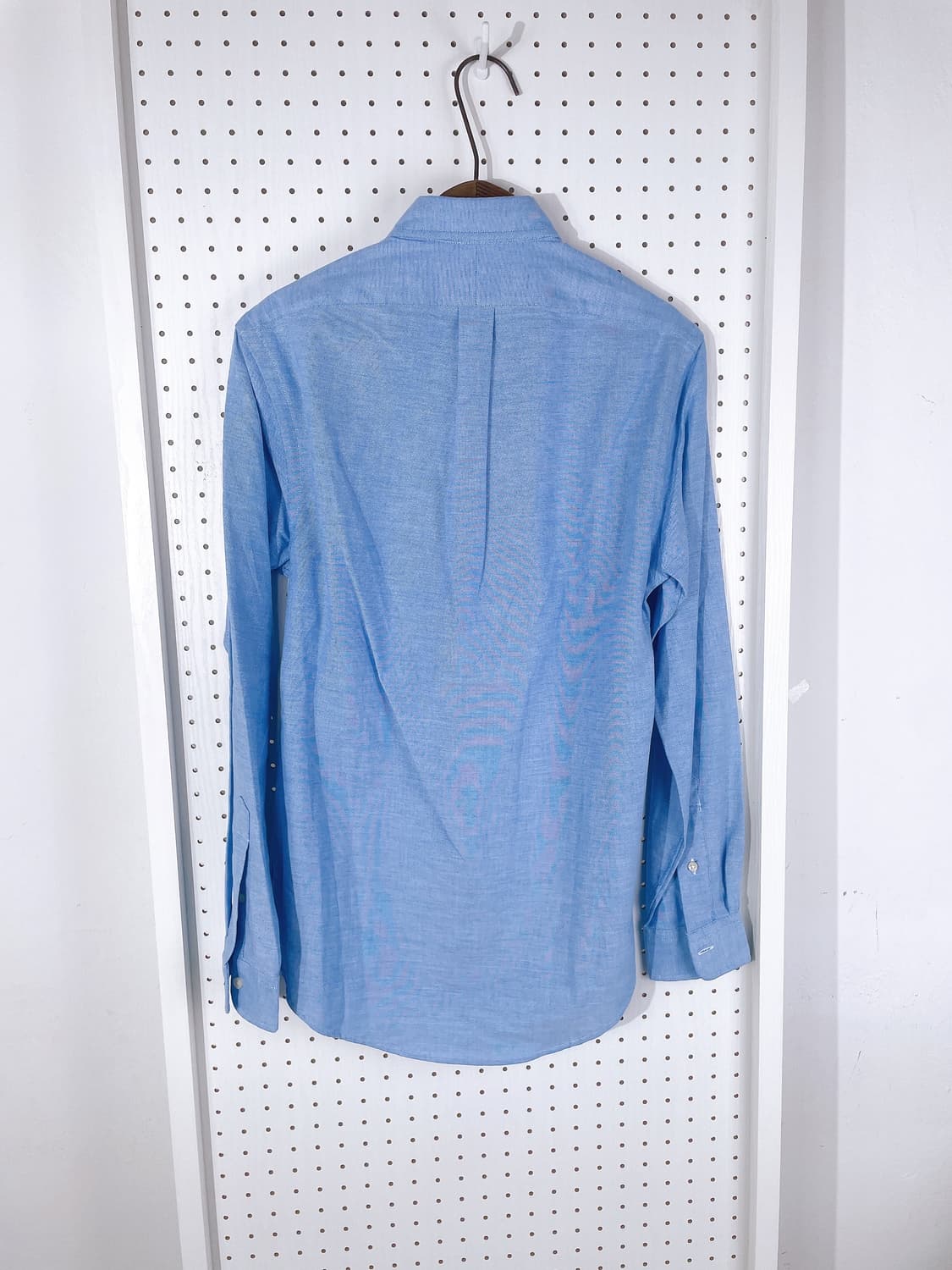 (정품/새상품) 폴로 랄프 로렌 스카이블루 슬림핏 스트레치 옥스포드 셔츠 상품이미지4