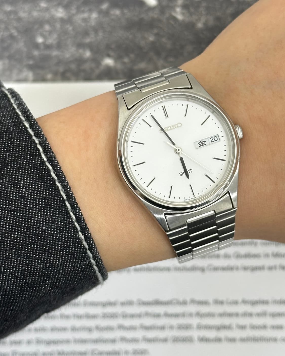 세이코 스피릿 라운드 쿼츠 시계 상품이미지9