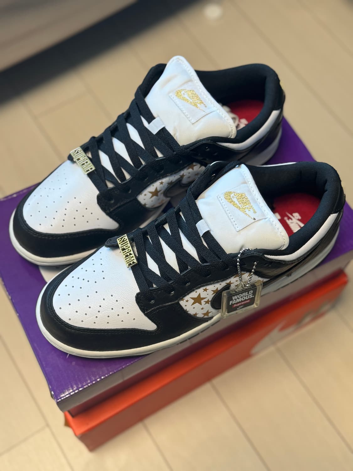 나이키 슈프림 sb 덩크 로우 블랙 상품이미지1