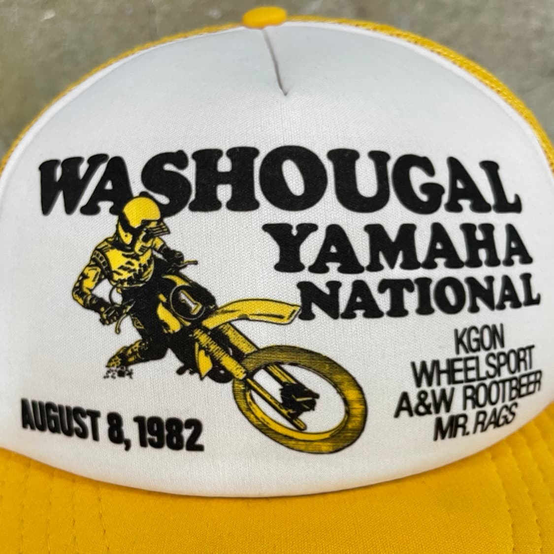 1982 워슈갈 야마하 내셔널 트러커 햇 상품이미지6