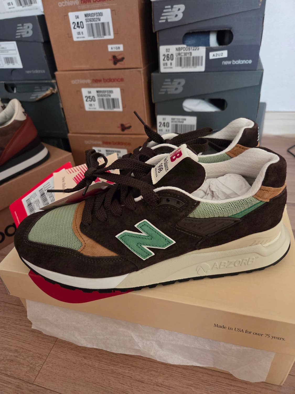 뉴발란스 998 270 새상품 U998BG 상품이미지1