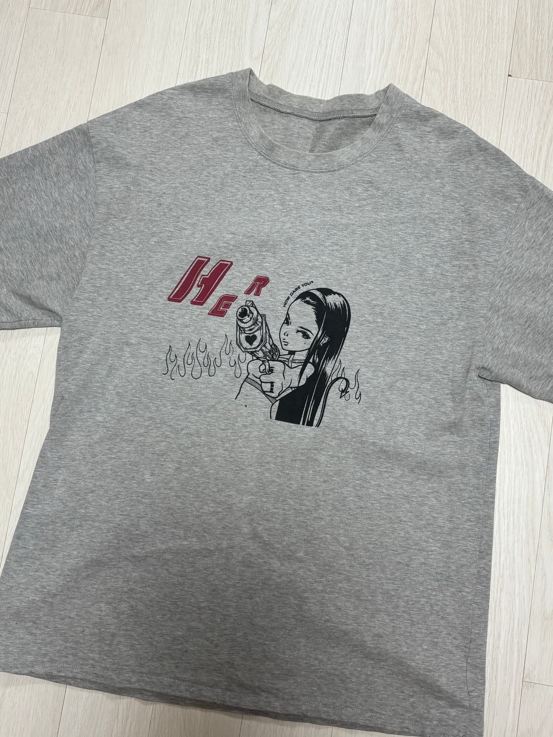 쓰리타임즈 her devil tee 헐 데빌 티 상품이미지2