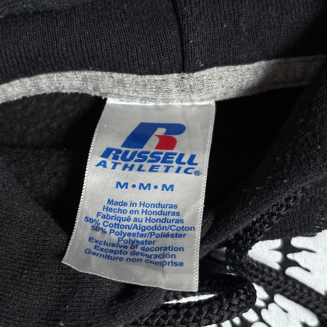 러셀애슬레틱 블랙 후드티 상품이미지5