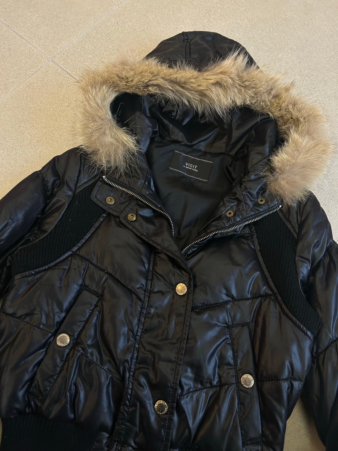 후드 숏패딩 상품이미지3