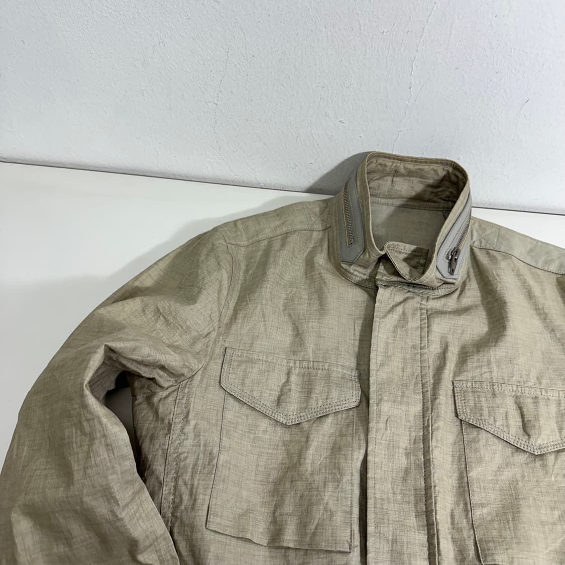 M 100 DKNY 연베이지 린넨자켓 상품이미지2