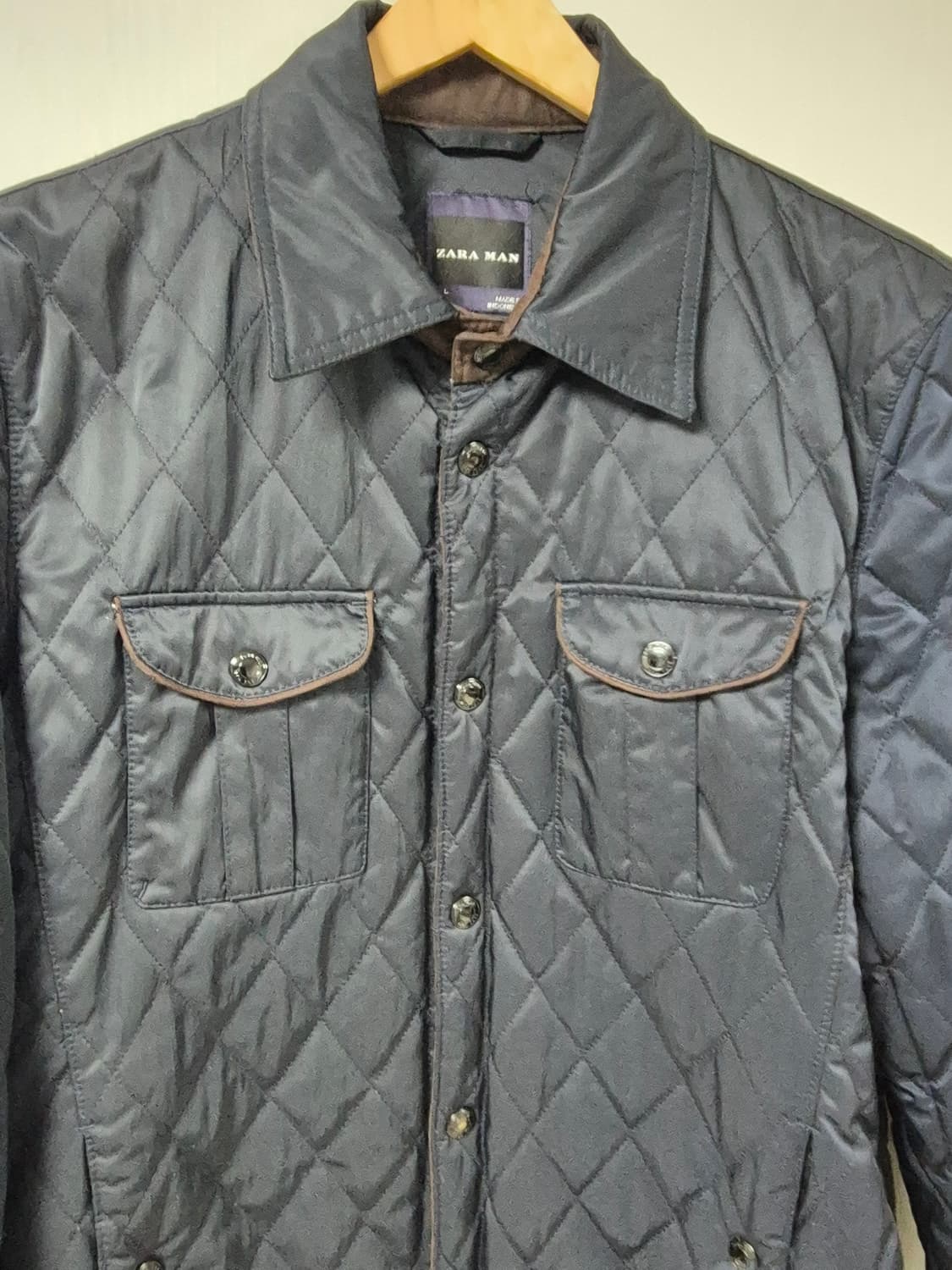 자라 퀄팅자켓 네이비 100 (상태최상) 상품이미지2