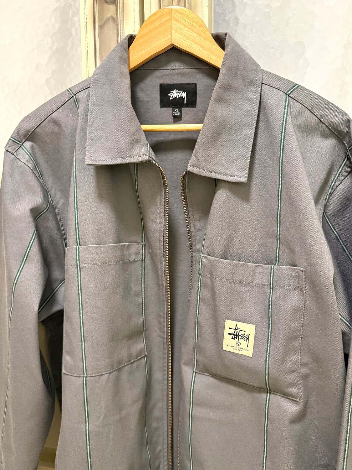 스투시 스트라이프 워크 자켓 상품이미지3