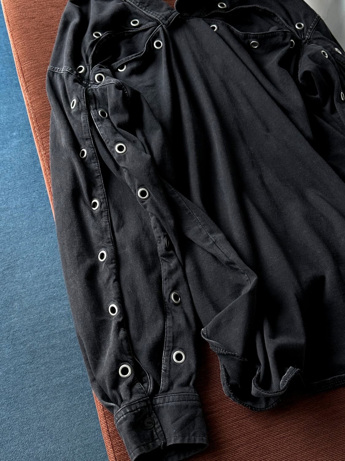 Irregular design wide collar cotton jers 상품이미지6