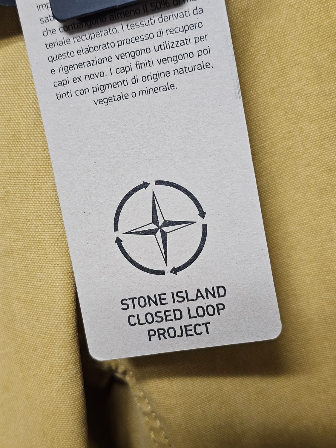 스톤아일랜드 파나마 리사이클드 옥사이드 플레이팅 카고 팬츠  - 24FW 상품이미지4