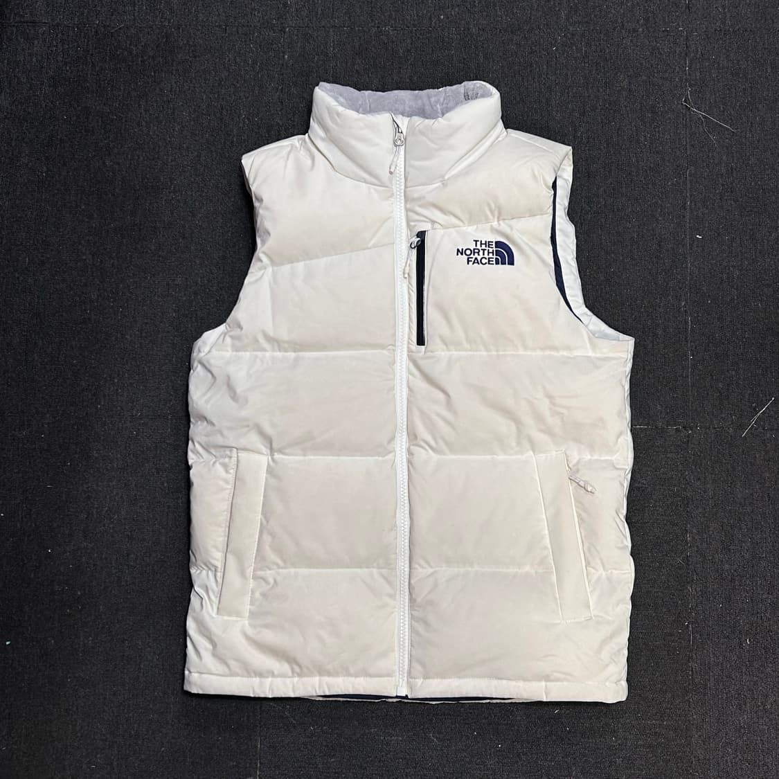 노스페이스 평창올림픽 구스다운 패딩조끼 화이트 베스트 95 상품이미지2
