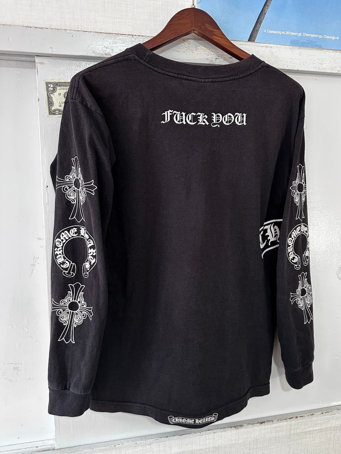 90s USA OG Chrome hearts LS 상품이미지4