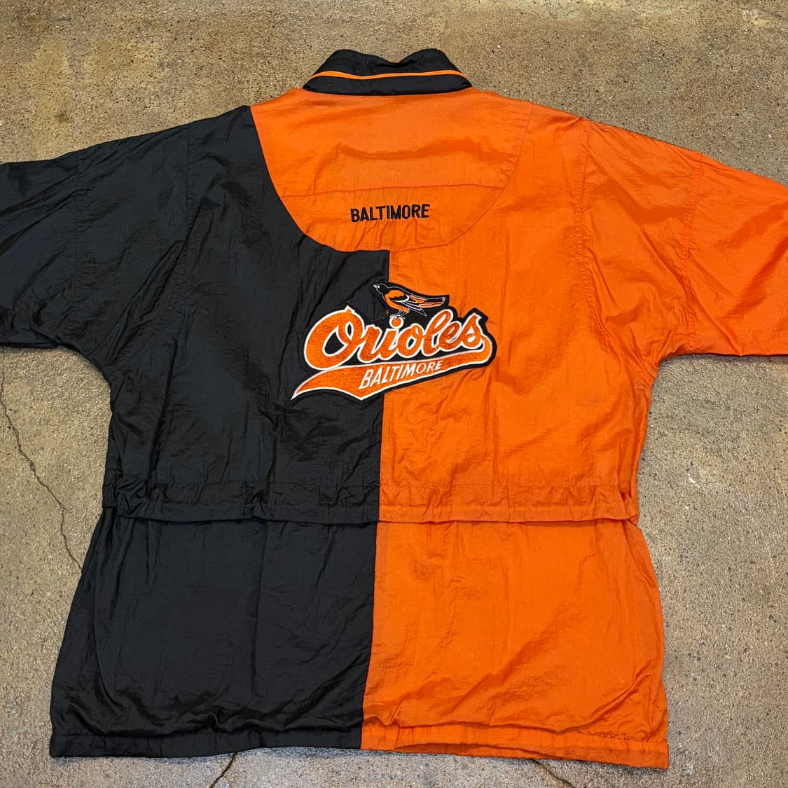 레어 90s 미국 빈티지 제뉴언머천다이즈 MLB 볼티모어 바람막이 상품이미지7