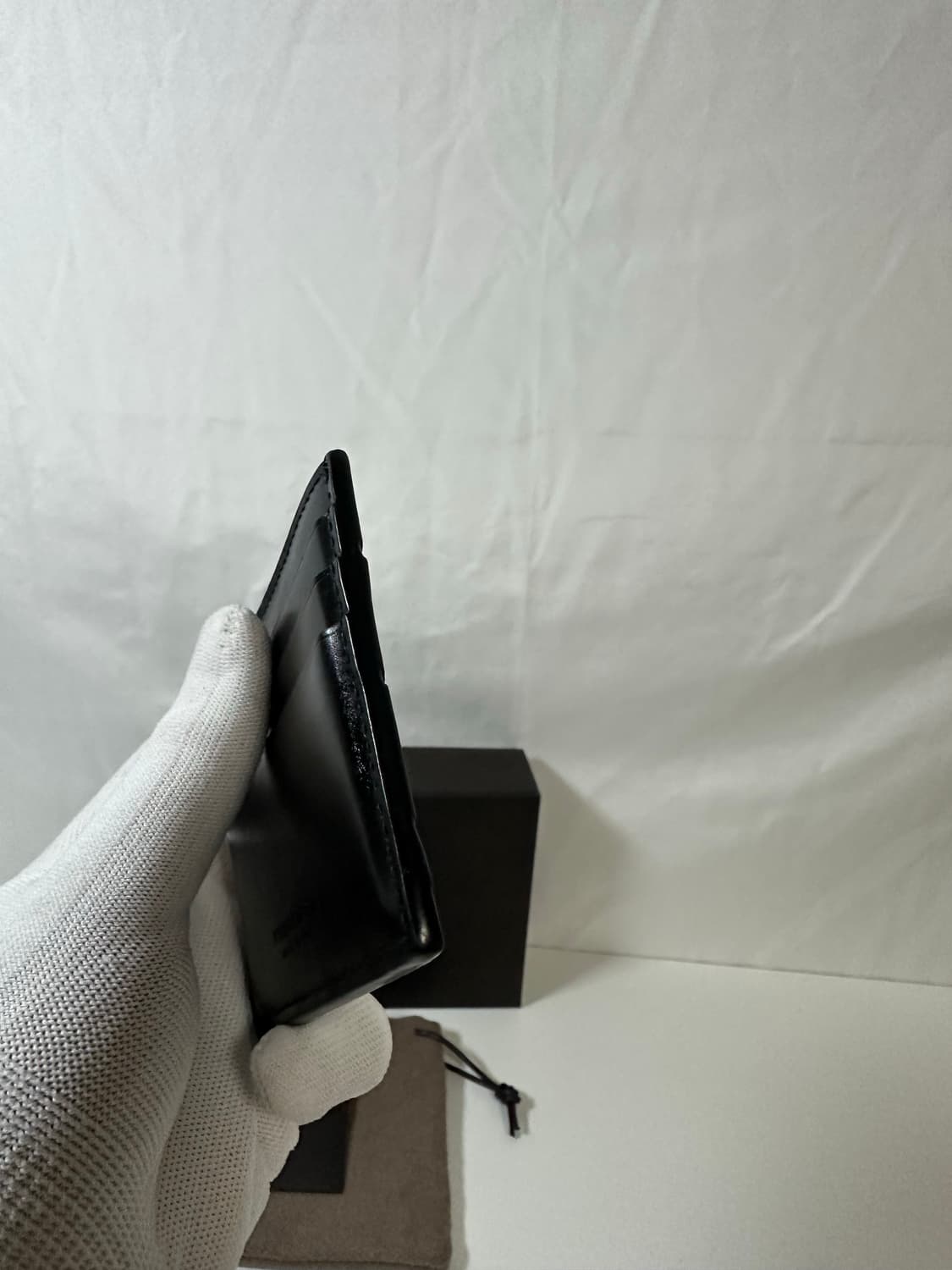 (OS) 보테가베네타 인트레아치토 카드지갑 블랙 상품이미지5