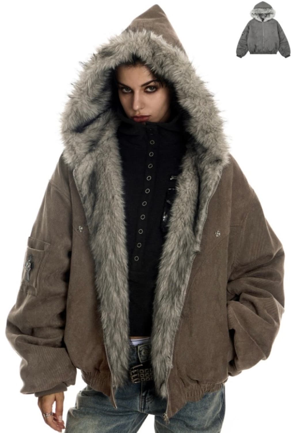 아사키 프레자키 퍼자켓 상품이미지1